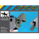 Black Dog A72114 1/72 C-130H Hercules radar+front door for Zvezda