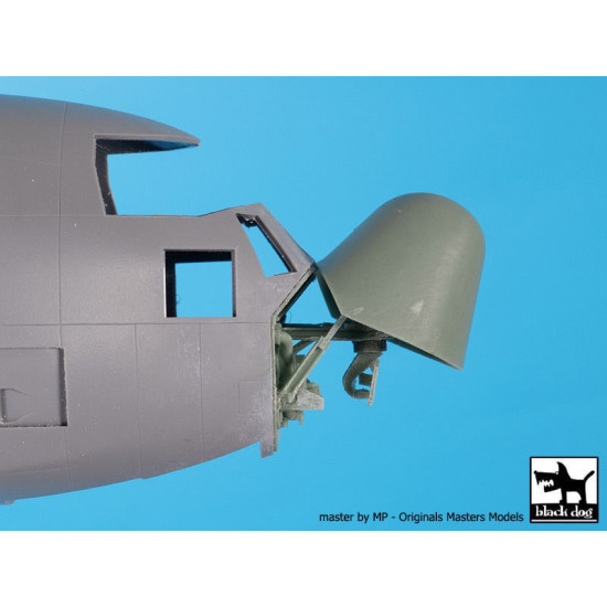 Black Dog A72114 1/72 C-130H Hercules radar+front door for Zvezda