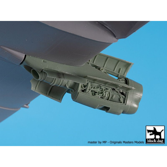 Black Dog A72115 1/72 C-130H Hercules engine for Zvezda