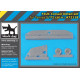 Black Dog A72118 1/72 F4U1 Corsair detail set for Tamiya