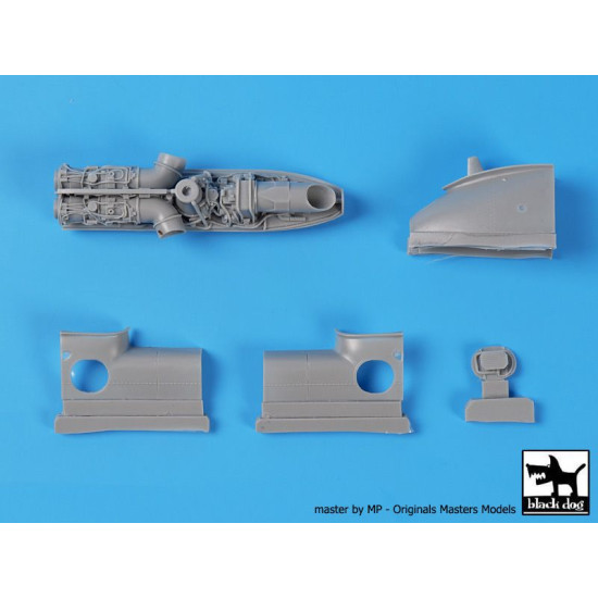 Black Dog A72119 1/72 AS 332 Super Puma engine + radar for Italeri