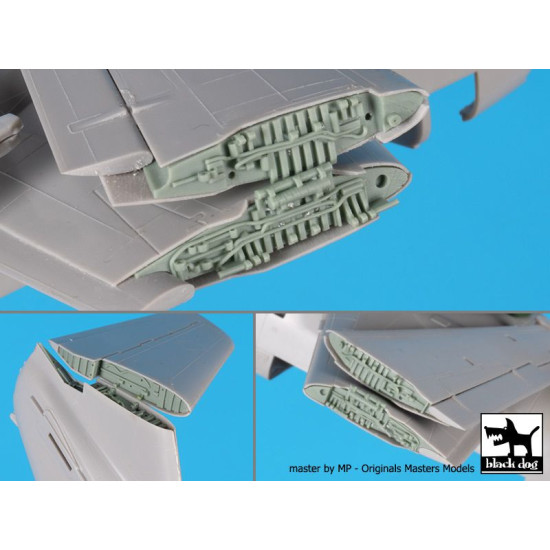 Black Dog A72120 1/72 Viking folding wings+tail for Hasegawa