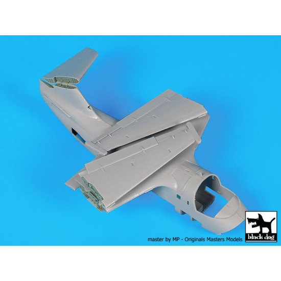 Black Dog A72120 1/72 Viking folding wings+tail for Hasegawa