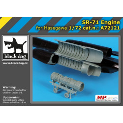 Black Dog A72121 1/72 SR-71 engine for Hasegawa