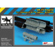 Black Dog A72121 1/72 SR-71 engine for Hasegawa