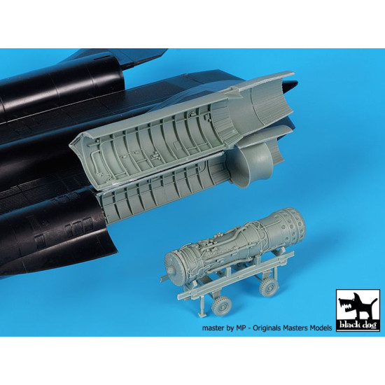 Black Dog A72121 1/72 SR-71 engine for Hasegawa