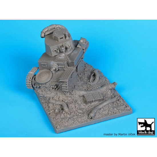 Black Dog D35007 1/35 Destroyed Pz.Kpfw 38 base