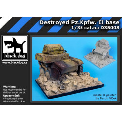 Black Dog D35008 1/35 Destroyed Pz.Kpfw II base