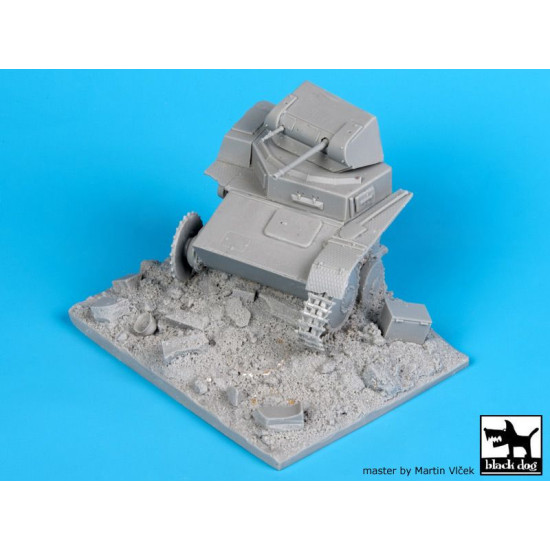 Black Dog D35008 1/35 Destroyed Pz.Kpfw II base