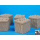 Black Dog D35015 1/35 Sandbag armored wall 1