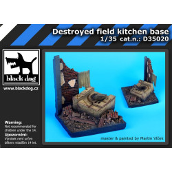 Black Dog D35020 1/35 Destroyed field kitchen base