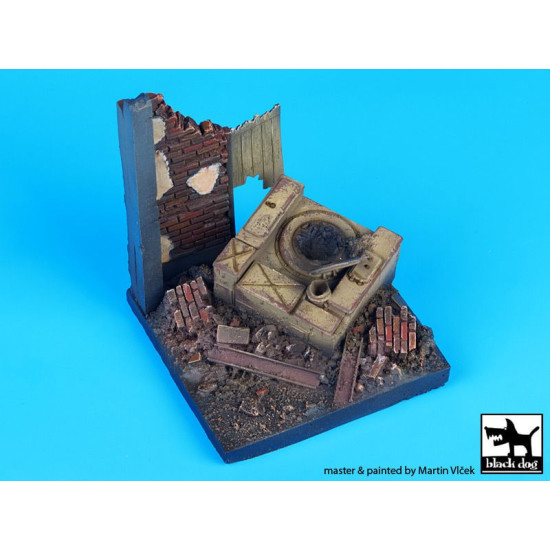 Black Dog D35020 1/35 Destroyed field kitchen base