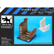 Black Dog D35022 1/35 Stairs base (55x55 mm)