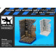 Black Dog D35023 1/35 Corner with wooden gate (50x50 mm)