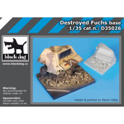 Black Dog D35026 1/35 Destroyed Fuchs base