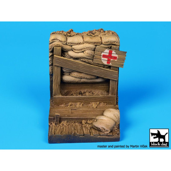 Black Dog D35034 1/35 Trench WW I base