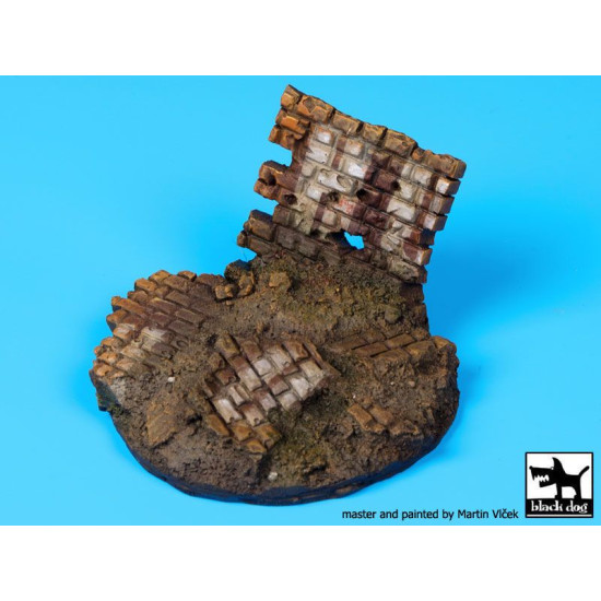 Black Dog D35035 1/35 Ruined wall base