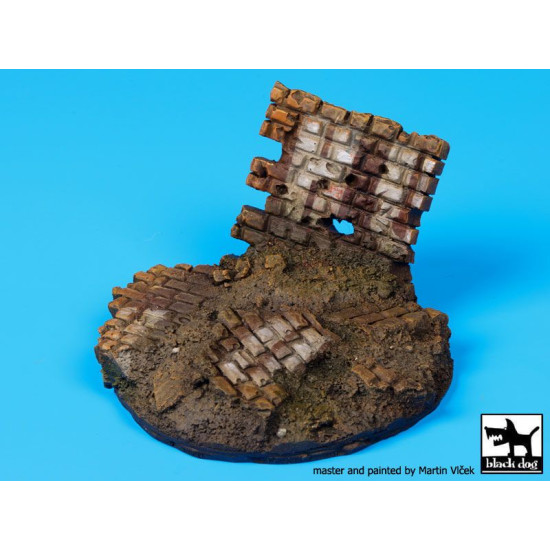 Black Dog D35035 1/35 Ruined wall base