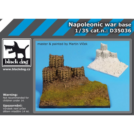 Black Dog D35036 1/35 Napoleonic war base Black Dog D35036 1/35 Napoleonic war base