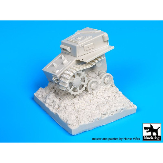 Black Dog D35037 1/35 Destroyed Pz Kpfw IV base
