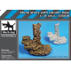 Black Dog D35038 1/35 Stone stairs with column base