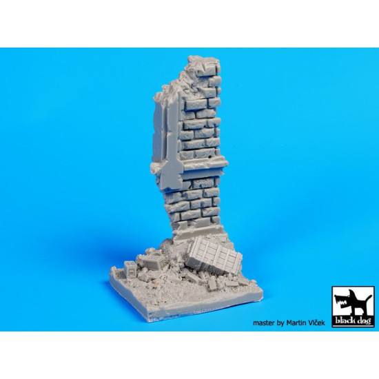 Black Dog D35040 1/35 Hause ruin wall base