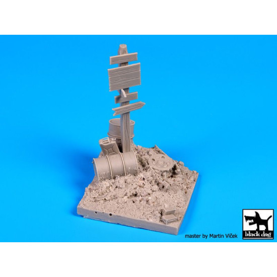 Black Dog D35042 1/35 Road signs base Black Dog D35042 1/35 Road signs base