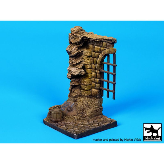 Black Dog D35047 1/35 Medieval gate base