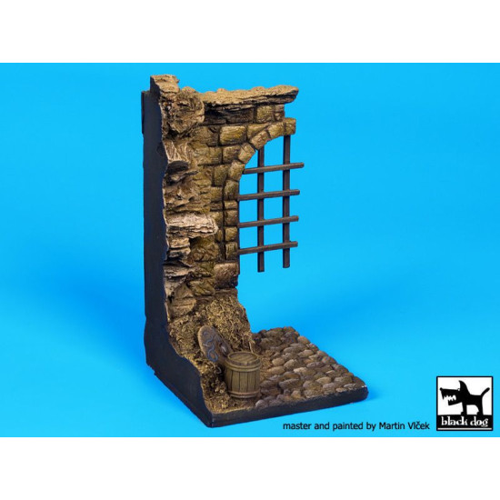 Black Dog D35047 1/35 Medieval gate base