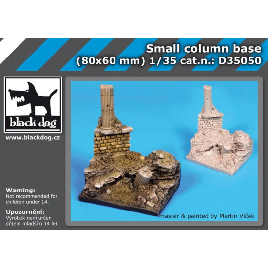 Black Dog D35050 1/35 Small column base