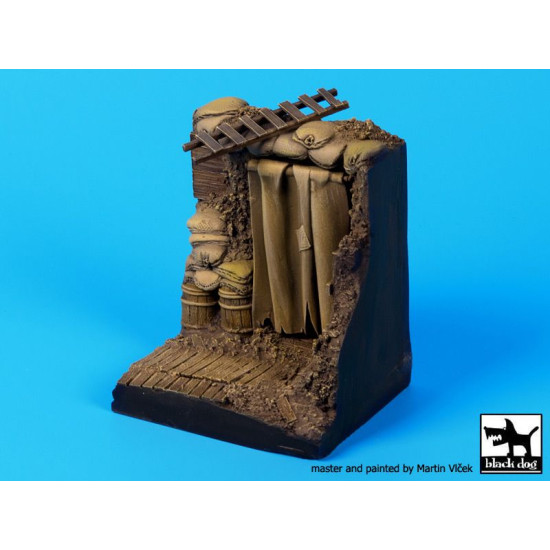 Black Dog D35052 1/35 Trench entrance WW I base