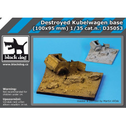 Black Dog D35053 1/35 Destroyed Kubelwagen base