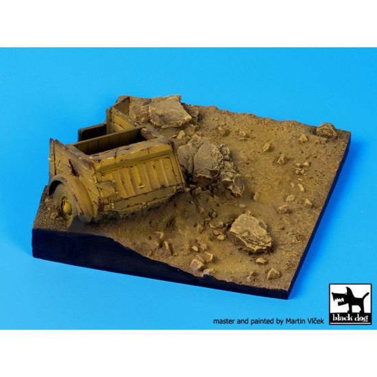 Black Dog D35053 1/35 Destroyed Kubelwagen base