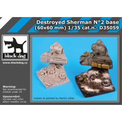 Black Dog D35059 1/35 Destroyed Sherman N