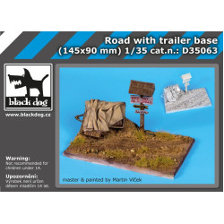 Black Dog D35063 1/35 Road with trailer base