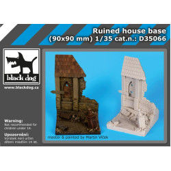 Black Dog D35066 1/35 Ruined house base