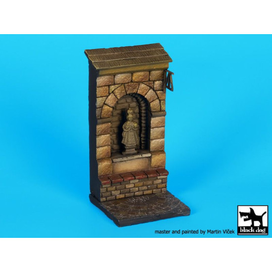 Black Dog D35068 1/35 Niche with Saint base