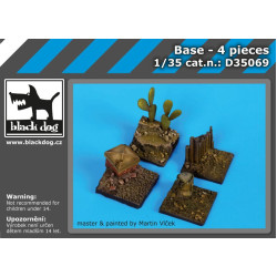 Black Dog D35069 1/35 Base 4 pieces