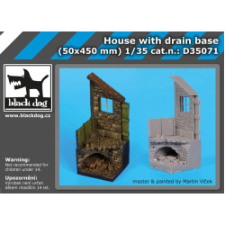 Black Dog D35071 1/35 Housewith drain base