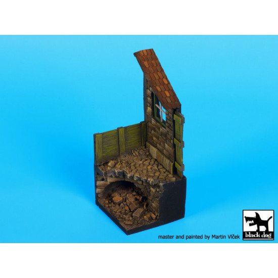 Black Dog D35071 1/35 Housewith drain base