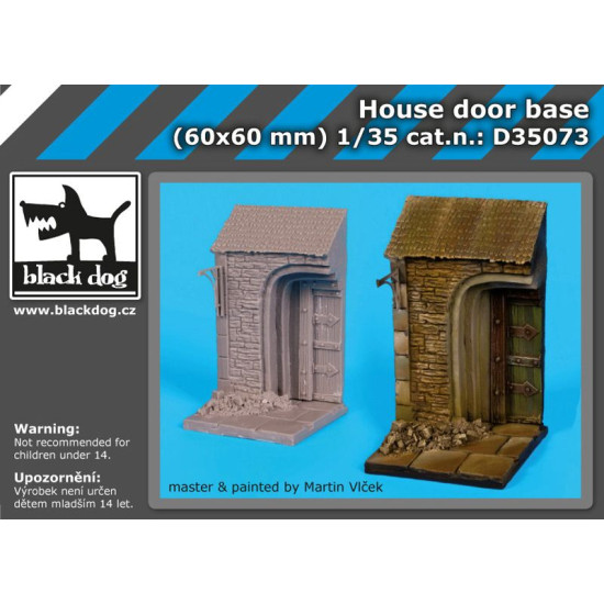 Black Dog D35073 1/35 House door base