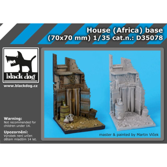 Black Dog D35078 1/35 House (Africa)base
