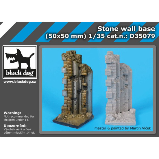 Black Dog D35079 1/35 Stone wall base