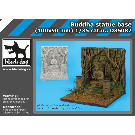 Black Dog D35082 1/35 Buddha statue base