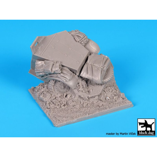 Black Dog D35092 1/35 Destroyed US M2 base