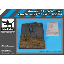 Black Dog D35097 1/35 German A7V WW I base