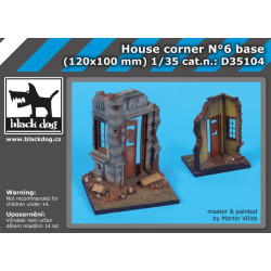 Black Dog D35104 1/35 House corner #6 base