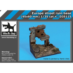Black Dog D35115 1/35 Europe street ruin base