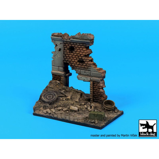 Black Dog D35115 1/35 Europe street ruin base