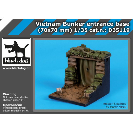 Black Dog D35119 1/35 Vietnam bunker base